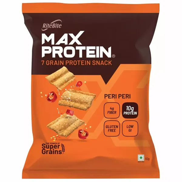 RITE B CHIPS MAX PRO PERI PERI 60GM