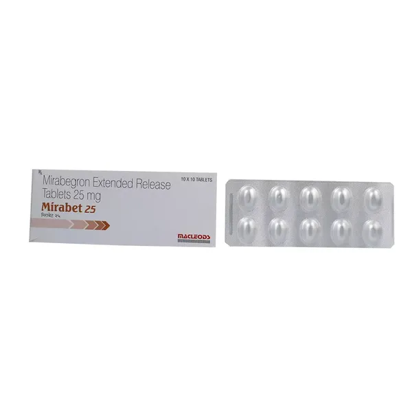 MIRABET 25MG 10TAB