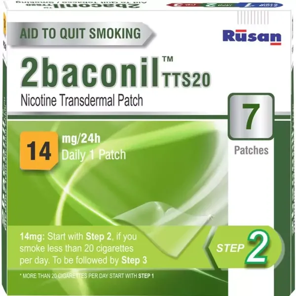 2BACONIL TTS20 14MG PATCH 7PC