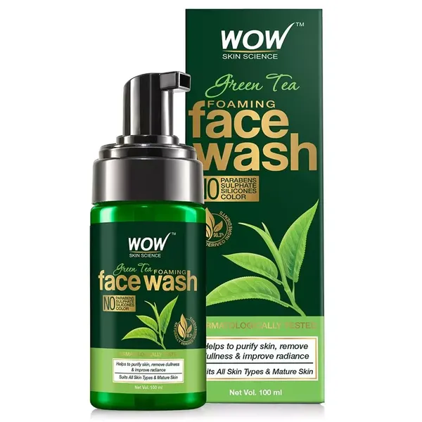 WOW GREEN TEA FOAMING F/WASH 150ML