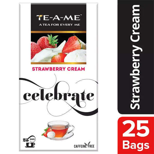 TE-A-ME CELEBRATE STRAWBERRY CRM 25BAGS