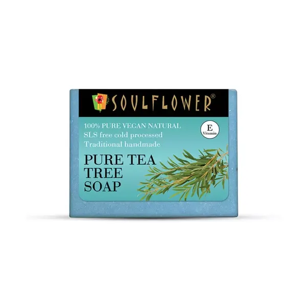 SOULFLOWER PURE TEA TREE SOAP 150GM