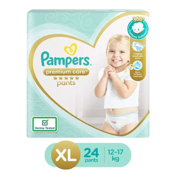 PAMPERS DIAP PREMIUM CARE PANTS XL 24PC