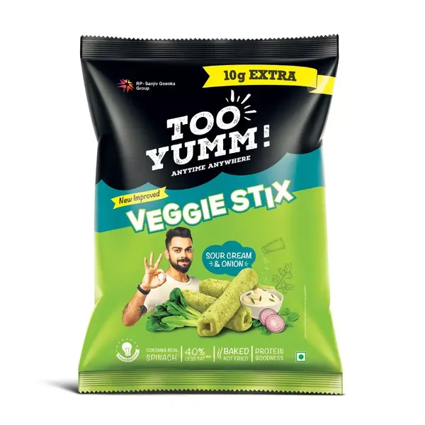 TOO YUMM STIX CREAM/ONION 75GM