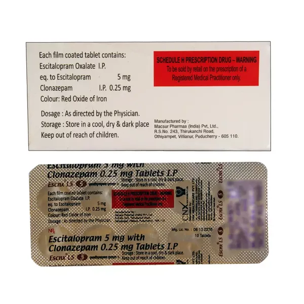 ESCNX-LS 5MG 10TAB