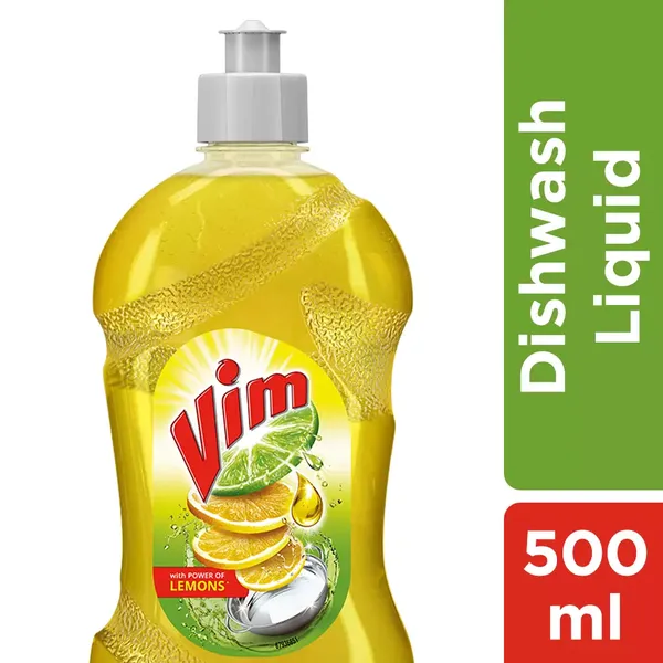 VIM DROP LIQ DOU/POW LEMON BOTT 500ML