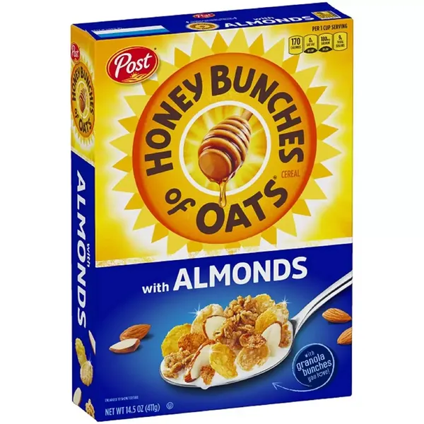 POST CEREAL HONEY BUNCHES ALMONDS 411G