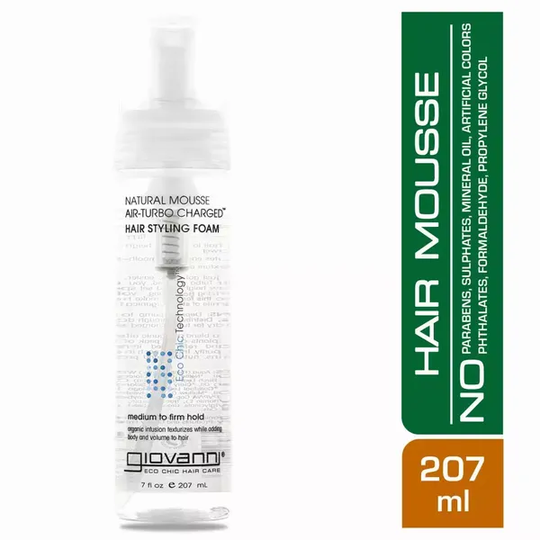 GIOVANNI ORG NATURAL MOUSSE 207ML