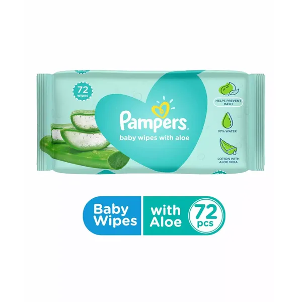 PAMPERS BABY WIPES 72PC