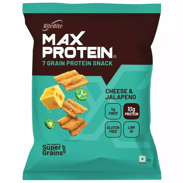 RITE B CHIPS MAX PRO CHSE/JALAPENO 60GM