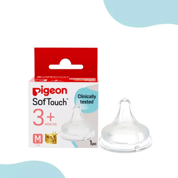 PIGEON NIPPLE PERISTALTICPLUS SOFTOUCH M