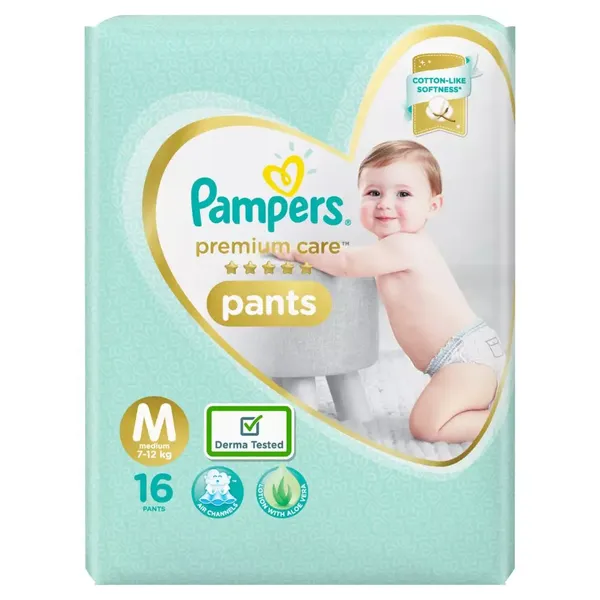 PAMP DIAP PRE CARE PANTS M 22PC