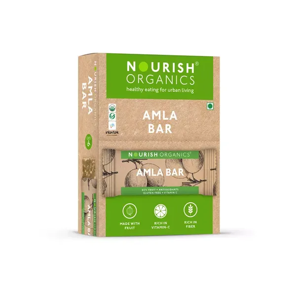 NOURISH ORGANIC BAR AMLA 6X30GM