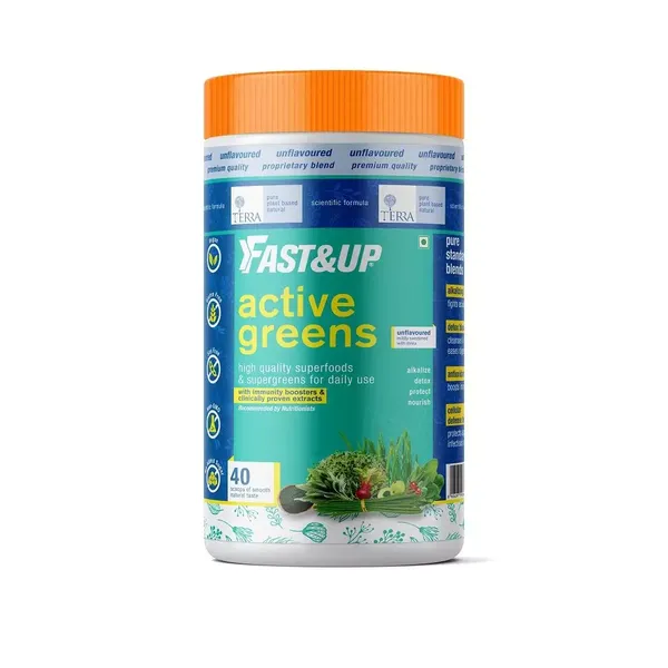 FAST/UP PWDR ACTIVE GREENS 280GM