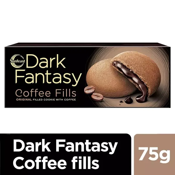 SUNF BISC DARK FANTASY COFFEE FILLS 75GM