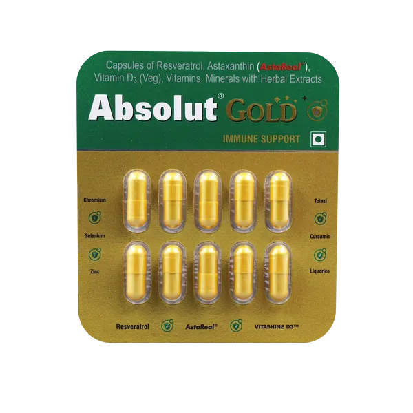 ABSOLUT GOLD 10CAP