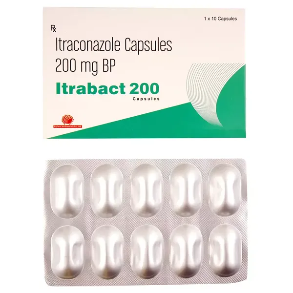 ITRABACT 200MG 10CAP