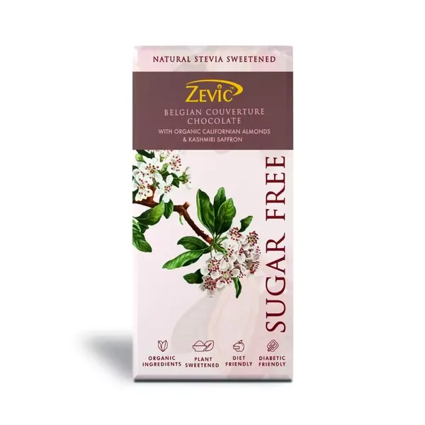 ZEVIC CHOC BELGIAN COU CHOC/ALMD/SAFF 90GM