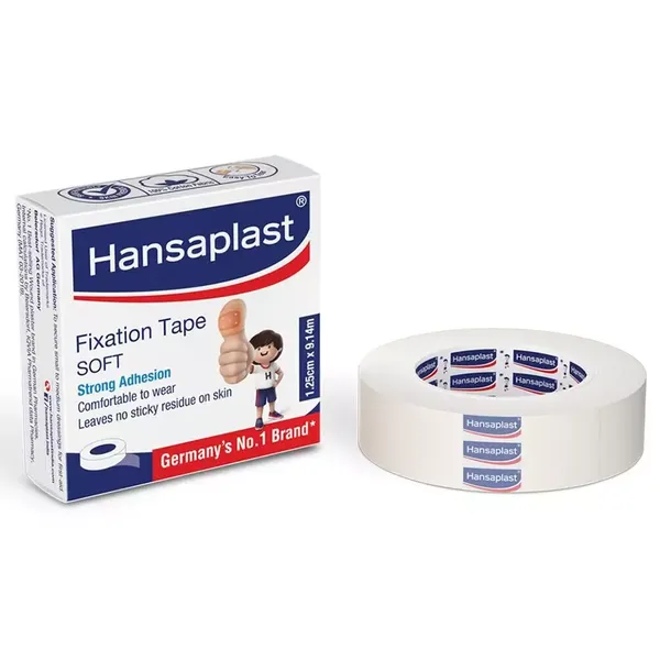 HANSAPLAST FIXATION TAPE  (1.25CMX9.14) 1PC