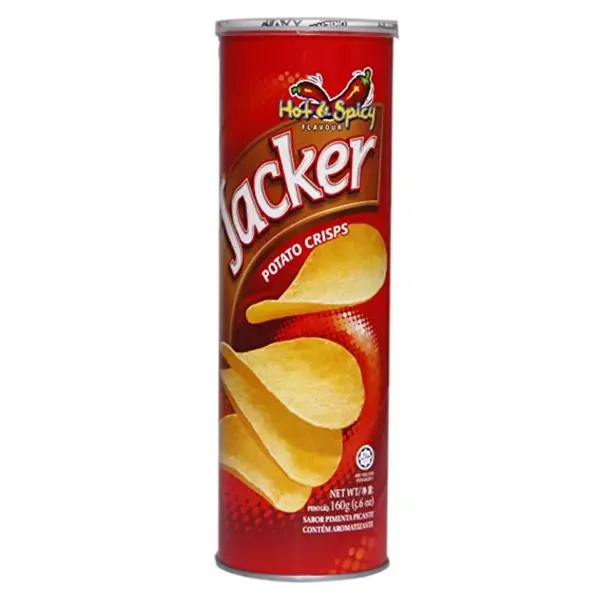 JACKER CHIPS POTATO HOT SPICY 160GM