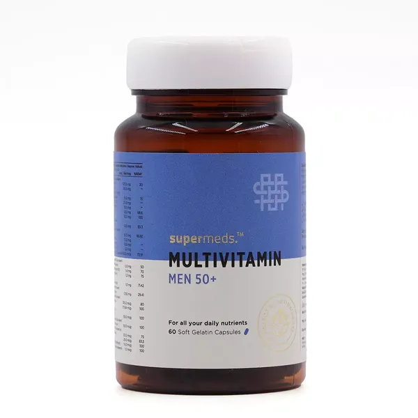 SUPERMEDS MULTIVITAMIN MEN 50+ 60CAP