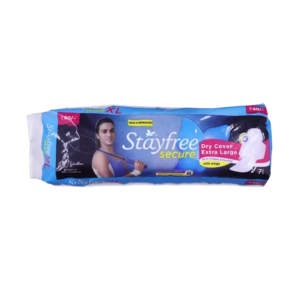 STAYFREE SA/PAD SECURE DRY XL 7PC