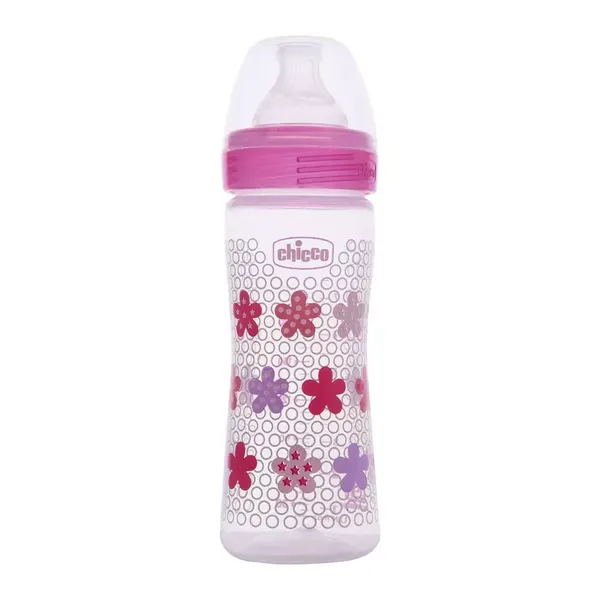 CHICCO FEED/BOTT PINK 250ML