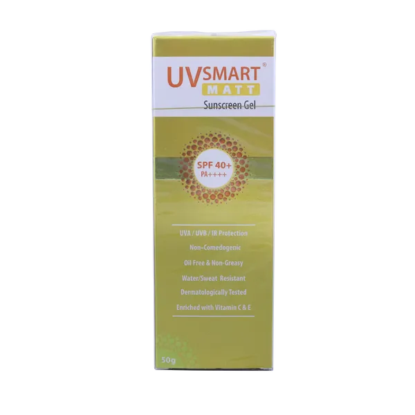 UVSMART MATT SPF40+ SUNSCREEN GEL 50GM