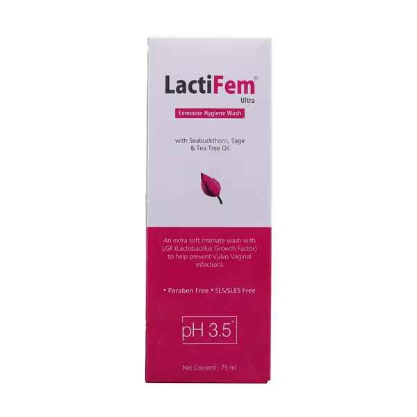 LACTIFEM ULTRA FEM HYGIENE WASH 75ML