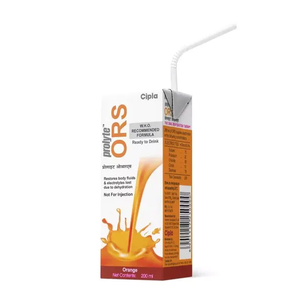 ORS PROLYTE ORANGE LIQ 200ML