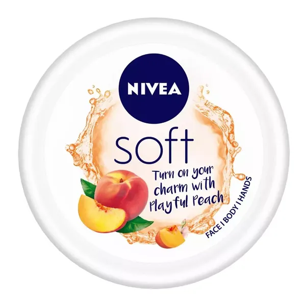 NIVEA SOFT MOISTURIZER PEACH 50 ML