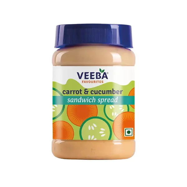 VEEBA SPREAD CARROT & CUCUMBER SANDW