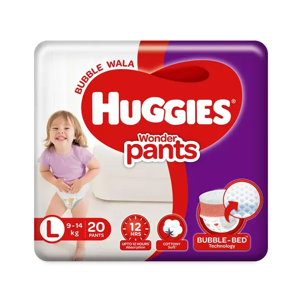 HUGGIES DIAP PANTS WONDER L 20PC