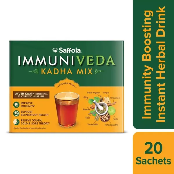 SAFFOLA IMMUNIVEDA KADHA MIX 80GM