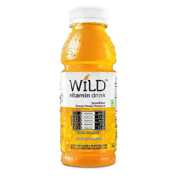 WILD VITAMIN WATER ORNG/MANGO 300ML