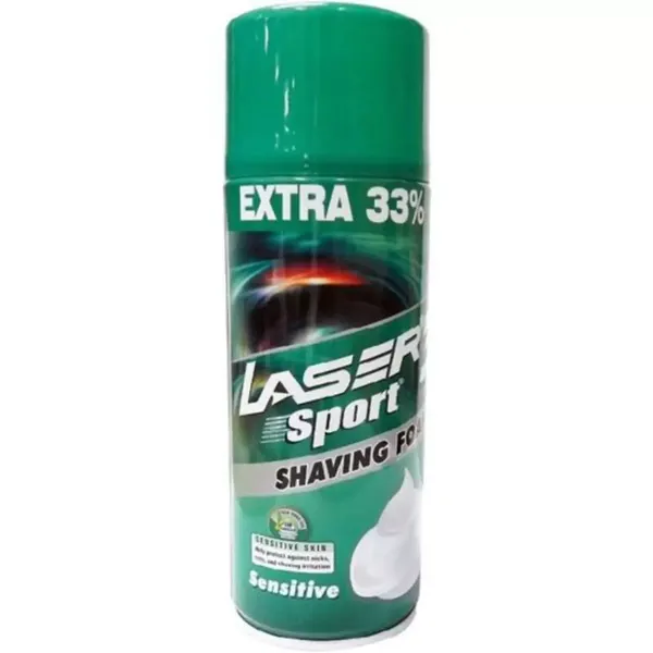 LASER SH/FOAM SPORT3 SENSITIVE 400ML