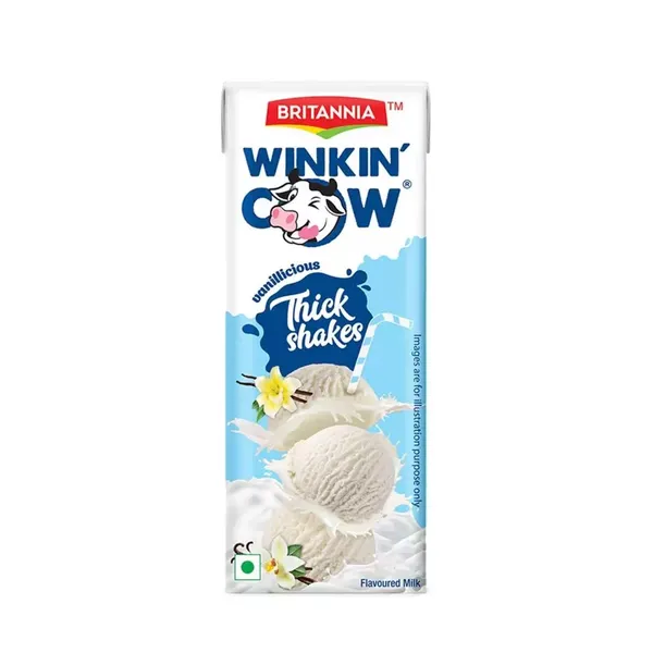 BRIT WINKIN COW MILK VANILLA 180ML