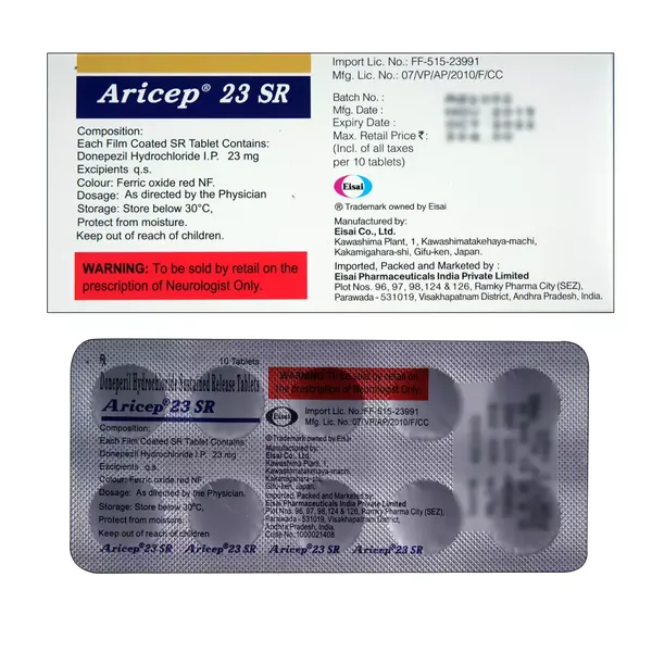 ARICEP-SR 23MG 10TAB