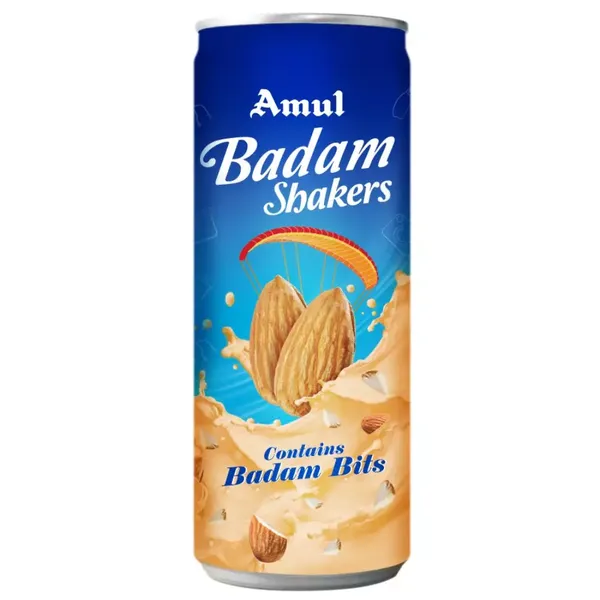 AMUL BADAM SHAKERS TIN 200ML