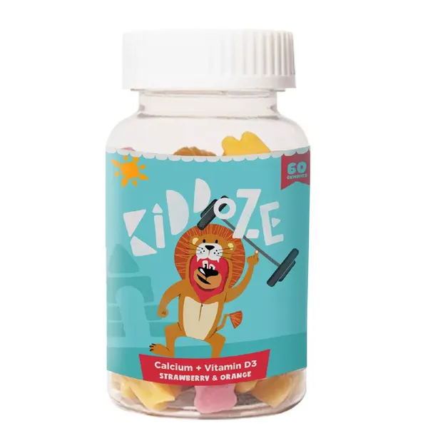 KIDDOZE CALCIUM & VITAMIN D3 GUMMY 60PC