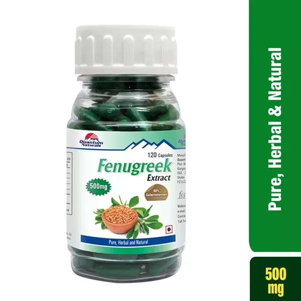 QUANTO FENUGREEK 500MG 120CAP