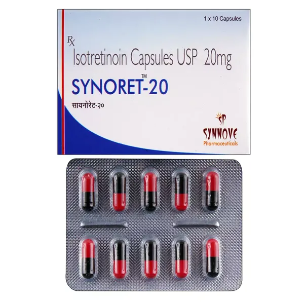 SYNORET 20MG 10CAP