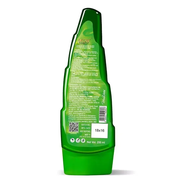 WOW SKIN SCIENCE ALOE VERA GEL 250ML