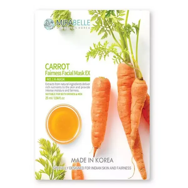 MIRABELLE KOREA F/MASK EX CARROT FAIR 1PC