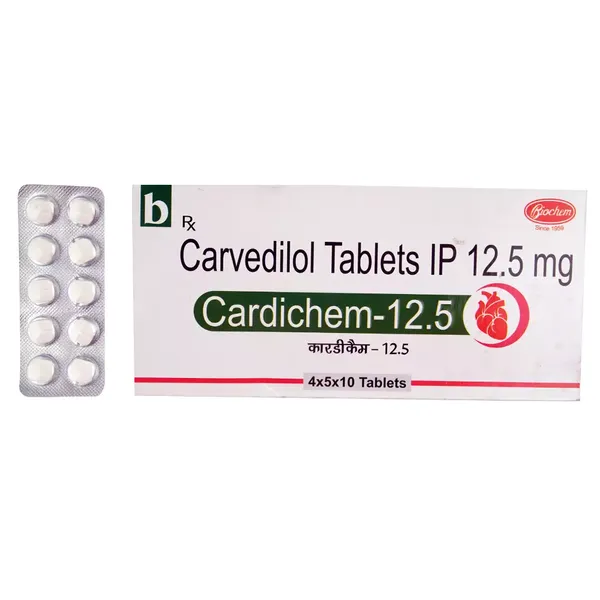 CARDICHEM 12.5MG 10TAB