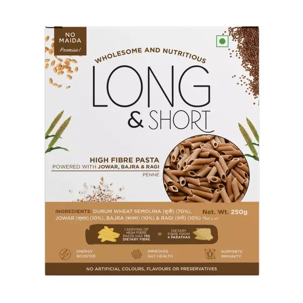 LONG N SHORT PASTA MLTIGRN PENNE 250G