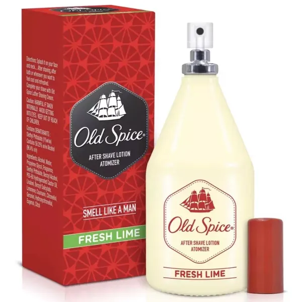 OLD SPICE AFTER SHAVE LOTION ATOMIZER FRESH LIME 150ML