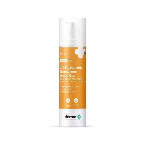 DERMA CO 1% HYALURONIC SUNSCREEN AQUA GEL 50GM