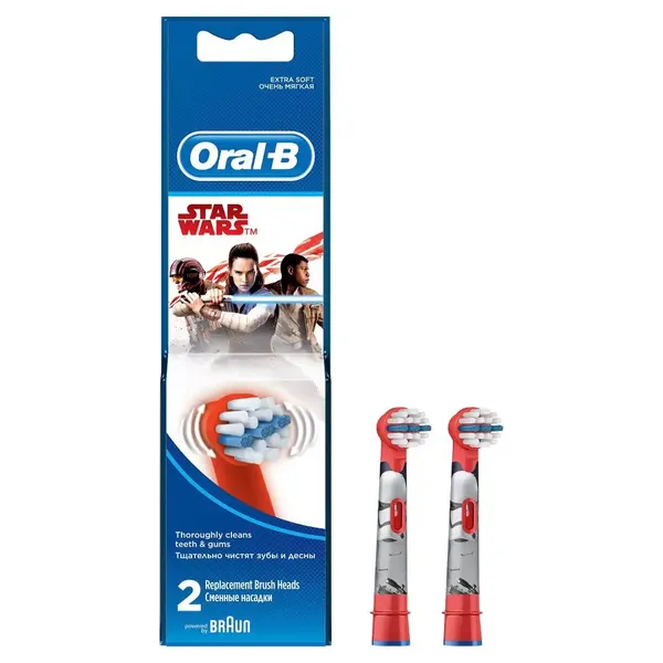 ORAL B T/BRUSH STARWARS KIDS POWER REF 4PC