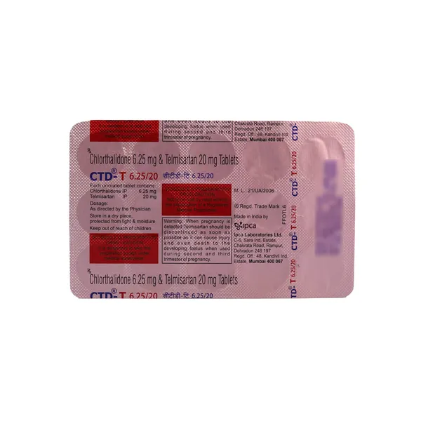 CTD-T 6.25/20MG 15TAB